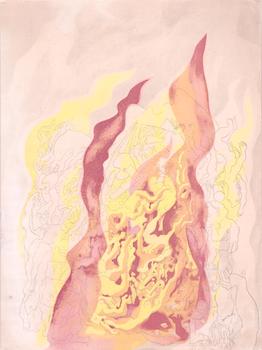 Item #17-6595 Fire, from The Four Elements, 1937. Abraham Rattner