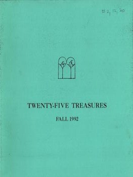 Item #17-6604 Twenty-Five Treasures: Fall 1992. Campbell-Thiebaud Gallery