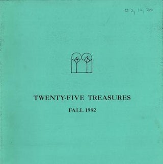 Item #17-6604 Twenty-Five Treasures: Fall 1992. Campbell-Thiebaud Gallery