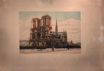 [Couauchey?], 20th Century French Artist - Notre Dame