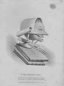 Item #18-0028 “A Geometrician: Friend of the Young Idea, in plane Geometry---He teaches it to...