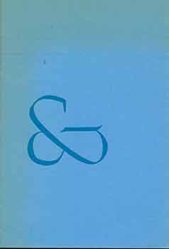 Item #18-0161 The Ampersand Club: Retrospect and Prospect, 1965. Ampersand Club