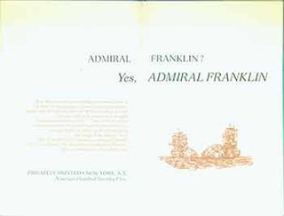 Item #18-0276 Yes, Admiral Franklin. Charles V. Morris