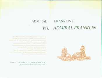 Item #18-0276 Yes, Admiral Franklin. Charles V. Morris.