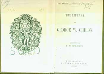 Item #18-0331 Library of George. W. Childs. F. W. Robinson.