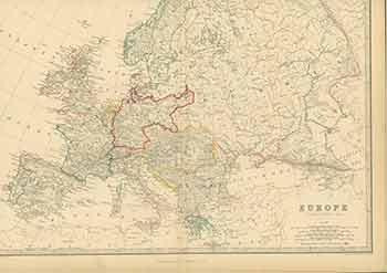 Item #18-0520 Europe (Map). Alexander Keith Johnston.
