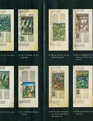 Item #18-0533 6 Motive aus dem Jagdbuch Des Gaston Phoebus. (Prospectus only, not full book). Akademische Druck, ADEVA.