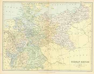 Item #18-0546 German Empire (Map). J. Bartholomew