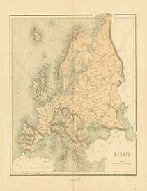 Item #18-0549 Europe (Map). W. Hughes.