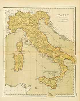 Item #18-0553 Italia Antiqua (Map). J. B. Lippincott, Co
