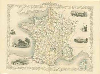Item #18-0562 France (Map). J. Rapkin, J. Wray, J. Rogers, Cartographer, Engraver