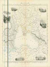 Item #18-0564 Black Sea (Map). J. Rapkin, H. Winkles, Cartographer