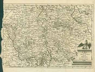 Item #18-0569 A Map of the Seat of War on the Rhine and parts adjacent in Germany, 1759. (Map)....
