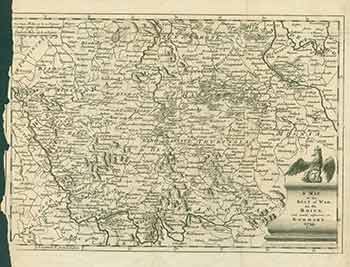 Item #18-0569 A Map of the Seat of War on the Rhine and parts adjacent in Germany, 1759. (Map). 18th Century English Cartographer.