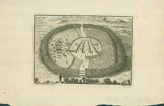 Item #18-0579 A Pholey Town & Plantations about it, from Moore (Illust). Isaac Basire, 1704...