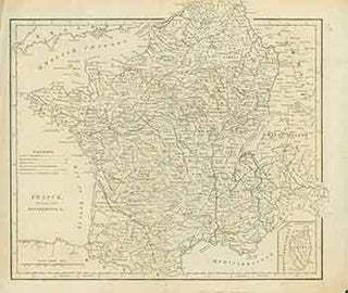 Item #18-0694 18th Century Map of France divided into Departments &c. 18th Century European Engraver