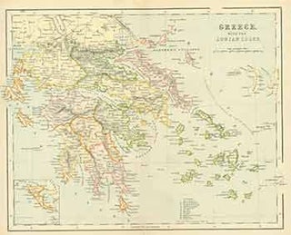 Item #18-0696 Greece with the Ionian Isles (Map). 19th Century European Engraver
