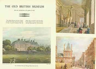 Item #18-0802 The Old British Museum. Folder with 12 color illustrations laid in. British Museum
