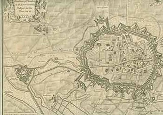 Item #18-0870 Plan of the City of Doway. Doway a Strong City in the Earldom of Flanders in the...