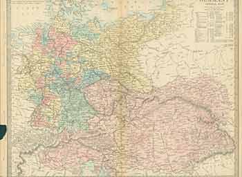 Item #18-0887 Germany General Map. (19th Century Map). 19th Century European Artist.