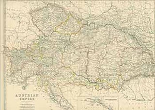 Item #18-0892 Austrian Empire. (19th Century Map). Keith Johnston, engraver