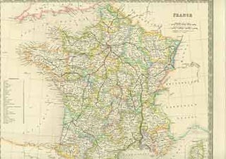 Item #18-0895 France. (19th Century Map). J. Dower, engraver
