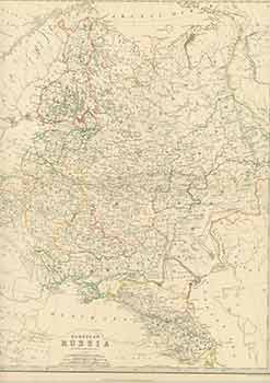 Item #18-0923 European Russia. (19th Century Map). Keith Johnston, engraver