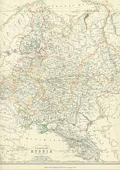 Item #18-0924 European Russia. (19th Century Map). Keith Johnston, engraver