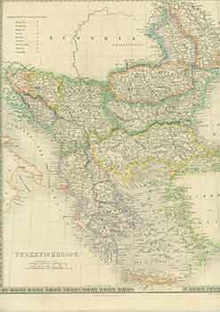 Item #18-0926 Turkey in Europe. (19th Century Map). J. Dower, engraver
