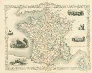 Item #18-0928 France (Map). J. Rapkin, J. Wray, J. Rogers, Cartographer, Engraver