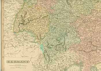 Item #18-0937 Germany. (19th Century Map). 19th Century English Artist.