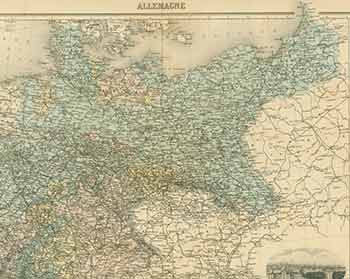 Item #18-0941 Allemagne (19th Century map of Germany). L. Smith, engraver.
