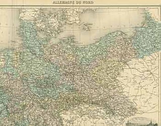 Item #18-0942 Allemagne du Nord (19th Century map of Northern Germany). L. Smith, engraver