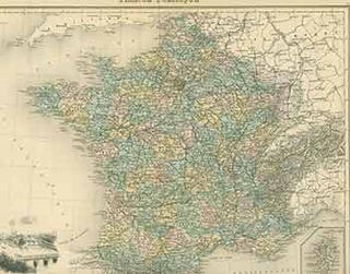 Item #18-0949 France Politique (19th Century Political map of France). L. Smith, engraver