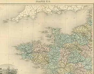 Item #18-0952 France N. O. (19th Century map). L. Smith, engraver