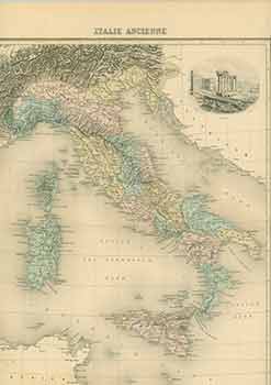 Item #18-0959 Italie Ancienne (19th Century map of Old Italy). L. Smith, engraver