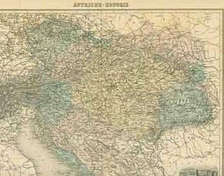 Item #18-0960 Autriche-Hongrie (19th Century map of Austria-Hungary). L. Smith, engraver