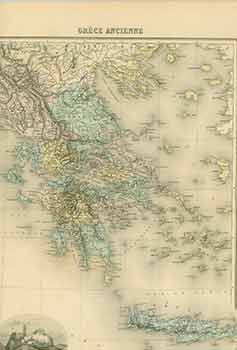 Item #18-0963 Grèce Ancienne (19th Century map of Ancient Greece). L. Smith, engraver