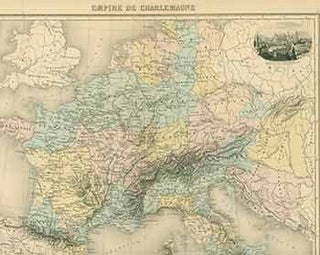 Item #18-0964 Empire de Charlemagne (19th Century map of Empire of Charlemagne). L. Smith, engraver