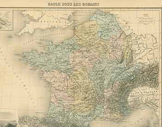 Item #18-0966 Gaule Sous Les Romains (19th Century map of Gaul Under The Romans). L. Smith, engraver