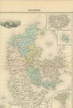 Item #18-0968 Danemark (19th Century map of Denmark). L. Smith, engraver