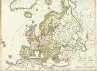 Item #18-0979 Europa (19th Century map of Europe). F. V. Stülpnagel, engraver