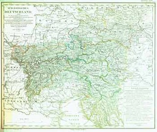 Item #18-0983 Süd-östliches Deutschland (19th Century map of South-eastern Germany). F. V....
