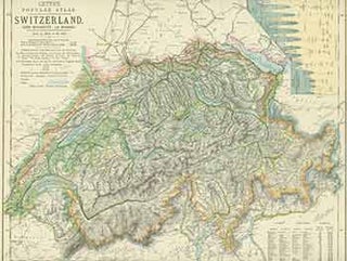 Item #18-0994 Switzerland (19th Century Map). Letts Son, Co Limited