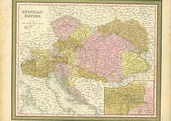 Item #18-1018 Austrian Empire. (19th Century Map). Samuel Augustus Mitchell, engraver.