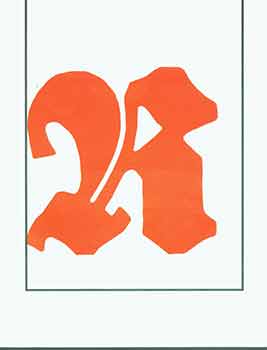 Item #18-1216 Facsimile print. Typography: 1 letter from the Bernhard-Fraktur alphabet, designed...
