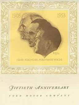 Item #18-1237 Fiftieth Anniversary Ford Motor Company. 1933 - 1953. 1953 Calendar. Norman Rockwell