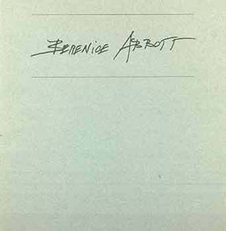 Item #18-1721 Berenice Abbott. Berenice Abbott, Cheryl Finley, text