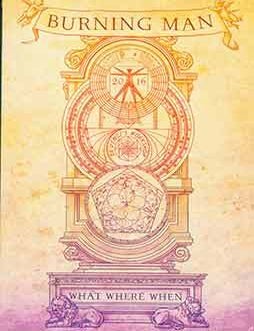 Item #18-1798 Burning Man. (Event schedule and guide). Black Rock City.