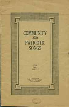 Item #18-2190 Community and Patriotic Songs. Theodore Presser Co